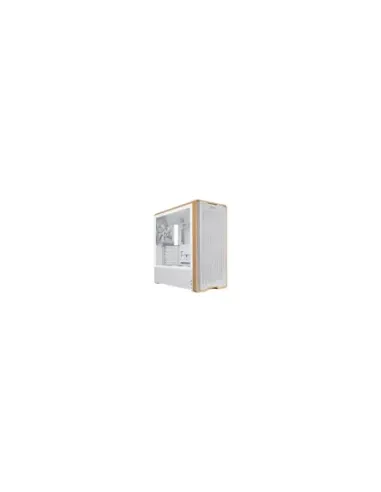 Caja ordenador gaming lian li lancool 217 atx cristal templado madera blanca