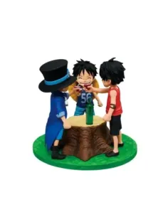 Figura ichibansho one piece one piece ace & sabo & luffy (dramatic memories) 10cm