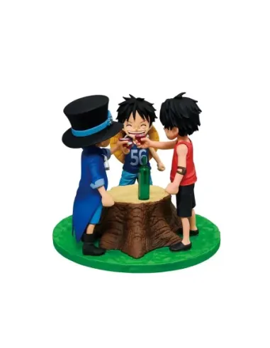 Figura ichibansho one piece one piece ace & sabo & luffy (dramatic memories) 10cm