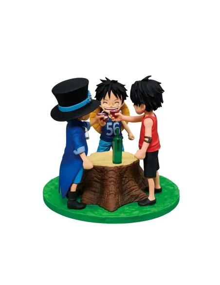 Figura ichibansho one piece one piece ace & sabo & luffy (dramatic memories) 10cm