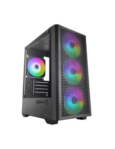 Caja ordenador mars gaming mc - vector matx argb cristal templado negra