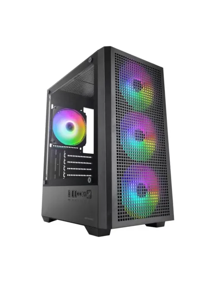 Caja ordenador mars gaming mc - vector matx argb cristal templado negra