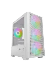 Caja ordenador mars gaming mc - vectorw matx argb cristal templado blanco