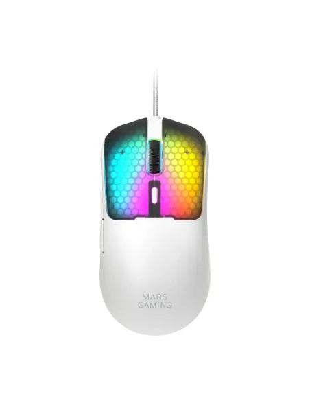 Raton mars gaming mm - viperw rgb blanco