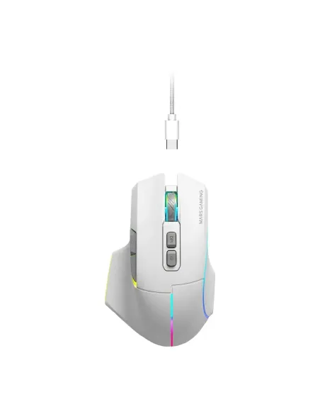 Raton inalambrico mars gaming mmw - vector blanco