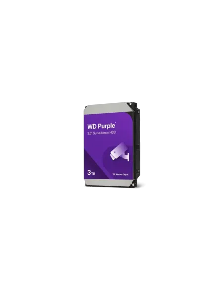 Western Digital Purple disco duro interno 3 TB 5400 RPM 128 MB 3.5" Serial ATA III