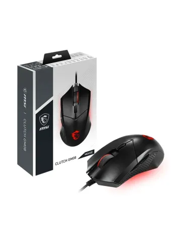 MSI Clutch GM08 ratón Juego Ambidextro USB tipo A Óptico 4200 DPI