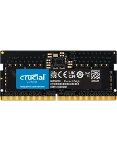 Memoria ddr5 8gb crucial  - sodimm - 4800 mhz - pc5 38400 cl40
