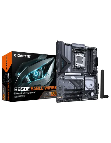 GIGABYTE B650E EAGLE WIFI6E Placa Base - Procesadores AMD Ryzen 9000 Series, VRM de 8+2+2 fases, hasta 8200MHz DDR5 (O.C),