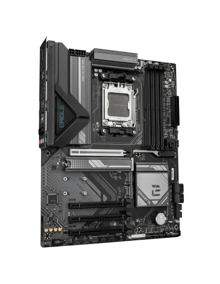 GIGABYTE B650E EAGLE WIFI6E Placa Base - Procesadores AMD Ryzen 9000 Series, VRM de 8+2+2 fases, hasta 8200MHz DDR5 (O.C),