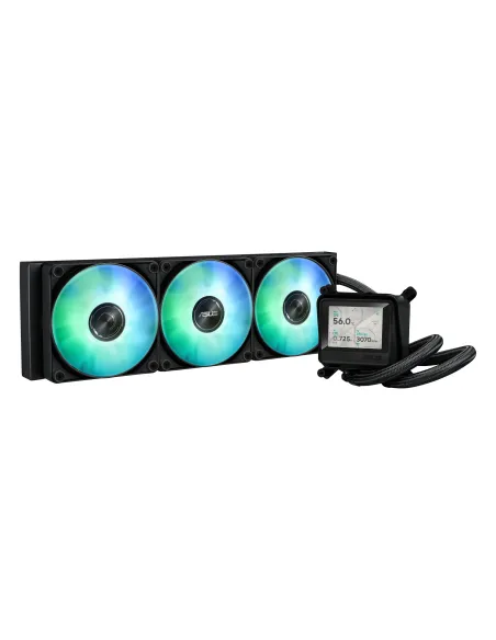 ASUS MAX GAMING LC 360 ARGB LCD Procesador Sistema de refrigeración líquida todo en uno 12 cm Negro