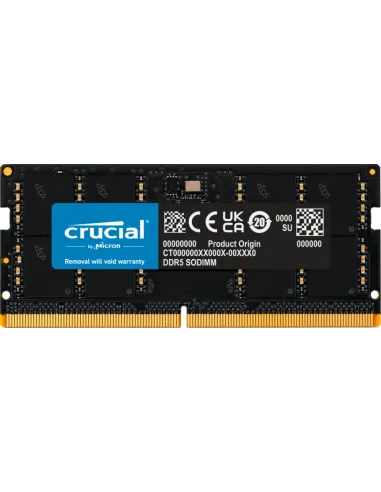 Memoria ram ddr5 32gb crucial - sodimm - 5600 mhz - pc5 44800 - cl46