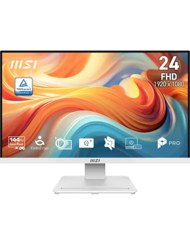 MSI Pro MP241W E14V pantalla para PC 60,5 cm (23.8") 1920 x 1080 Pixeles Full HD LCD Blanco