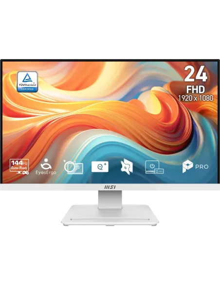 MSI Pro MP241W E14V pantalla para PC 60,5 cm (23.8") 1920 x 1080 Pixeles Full HD LCD Blanco
