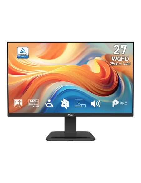 MSI Pro MP273Q E14 pantalla para PC 68,6 cm (27") 2560 x 1440 Pixeles Wide Quad HD Negro