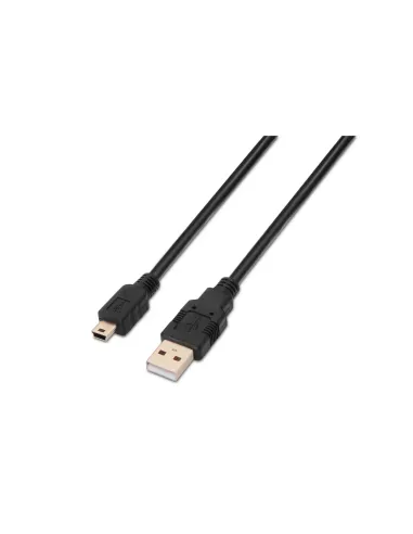 AISENS A101-0026 cable USB USB 2.0 3 m USB A Mini-USB B Negro