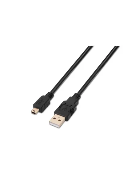 AISENS A101-0026 cable USB USB 2.0 3 m USB A Mini-USB B Negro
