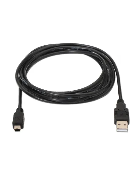 AISENS A101-0026 cable USB USB 2.0 3 m USB A Mini-USB B Negro