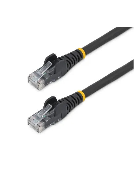 Cable de red startech latiguillo rj45 lszh utp cat6 0.50m negro
