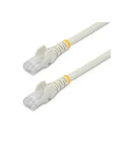 Cable de red startech latiguillo rj45 utp cat6 15m blanco