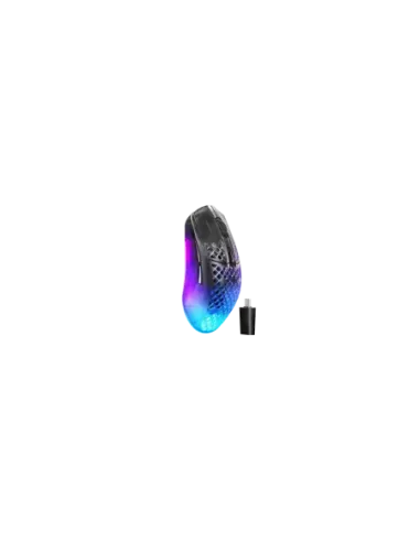 Steelseries Aerox 3 Wireless Gen 2 ratón Juego mano derecha RF Wireless + Bluetooth Óptico 26000 DPI