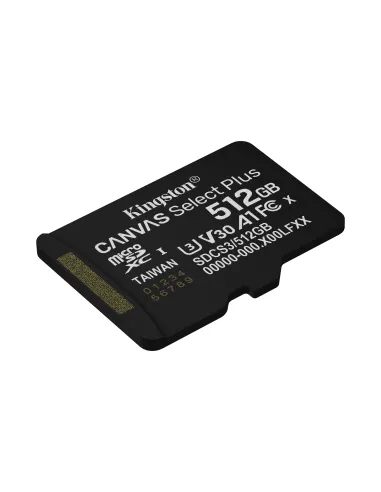 Kingston Technology 512GB micSDXC Canvas Select Plus Gen3 150R A1 (Adaptador de SD no incluido)