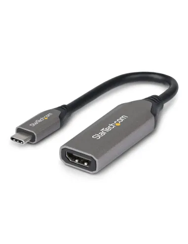 StarTech.com Adaptador USB-C a HDMI - USB Tipo C - 8K60Hz 4K120Hz - Compatible con Thunderbolt USB4 - Conversor USB C a HDMI