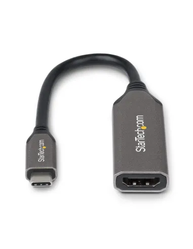 StarTech.com Adaptador USB-C a HDMI - USB Tipo C - 8K60Hz 4K120Hz - Compatible con Thunderbolt USB4 - Conversor USB C a HDMI