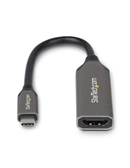 StarTech.com Adaptador USB-C a HDMI - USB Tipo C - 8K60Hz 4K120Hz - Compatible con Thunderbolt USB4 - Conversor USB C a HDMI