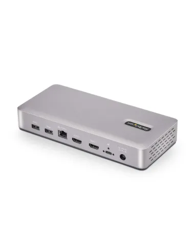 StarTech.com Docking Station USB4 - USB-C de 40Gbps - Vídeo Doble HDMI - Hasta 1x 8K 60Hz 4 4 4 (RGB) o 2x 4K 120Hz 4 2 2 - con