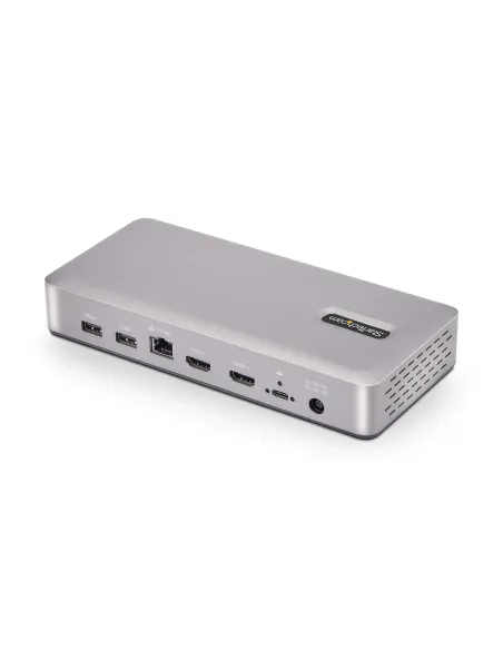 StarTech.com Docking Station USB4 - USB-C de 40Gbps - Vídeo Doble HDMI - Hasta 1x 8K 60Hz 4 4 4 (RGB) o 2x 4K 120Hz 4 2 2 - con
