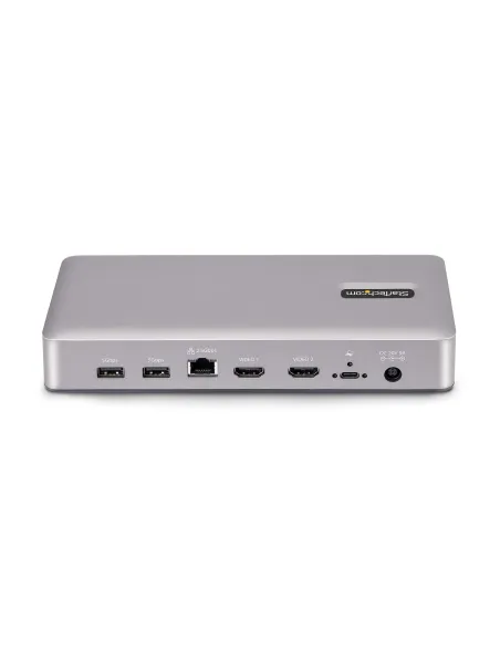 StarTech.com Docking Station USB4 - USB-C de 40Gbps - Vídeo Doble HDMI - Hasta 1x 8K 60Hz 4 4 4 (RGB) o 2x 4K 120Hz 4 2 2 - con