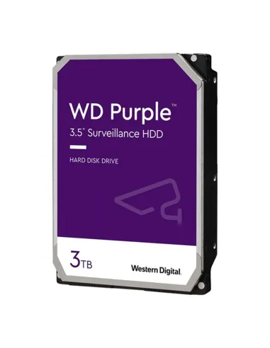 Disco duro interno hdd wd western digital purple wd33purz 3tb 3.5pulgadas sata 6gb - s 5400rpm 256mb