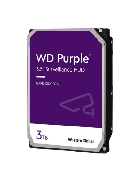 Disco duro interno hdd wd western digital purple wd33purz 3tb 3.5pulgadas sata 6gb - s 5400rpm 256mb
