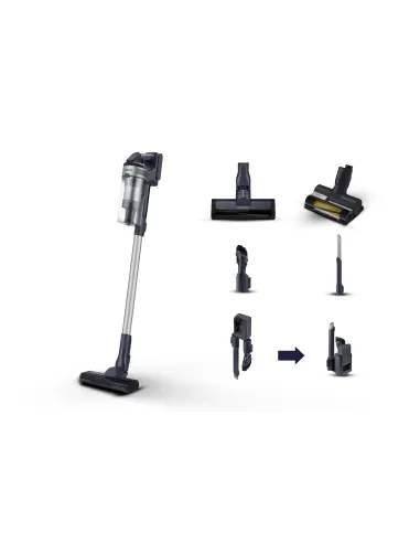 Samsung VS15A60AGR5 Aspiradora escoba Batería Secar Sin bolsa 0,8 L 410 W Negro, Plata