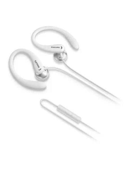 Philips TAA1105WT 00 auricular y casco Auriculares Alámbrico gancho de oreja, Dentro de oído Deportes Blanco