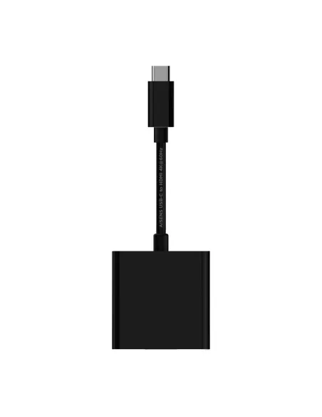 AISENS Conversor USB-C a HDMI 4k@60Hz, USB-C M-HDMI H, Negro, 15cm