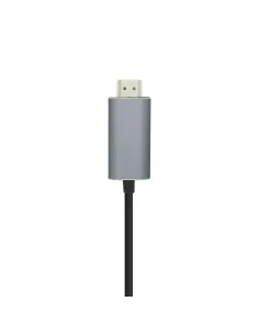 AISENS Cable conversor USB-C a HDMI 4K@60HZ, USB-C M-HDMI M, Negro, 0.8m 2