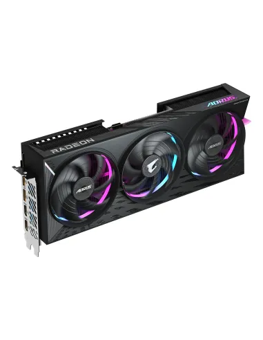 GIGABYTE AORUS Radeon RX 9070 XT ELITE 16G Tarjeta Gráfica - 16GB GDDR6, 256 bits, PCI-E 5.0, 3100 MHz Frecuencia Base, 2 x