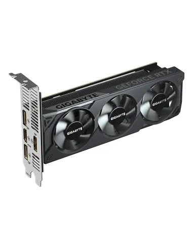 GIGABYTE GeForce RTX 5060 OC Low Profile 8G Tarjeta Gráfica - 8GB GDDR7, 128bit, PCI-E 5.0, 2512 MHz Frecuencia del núcleo, 3 x