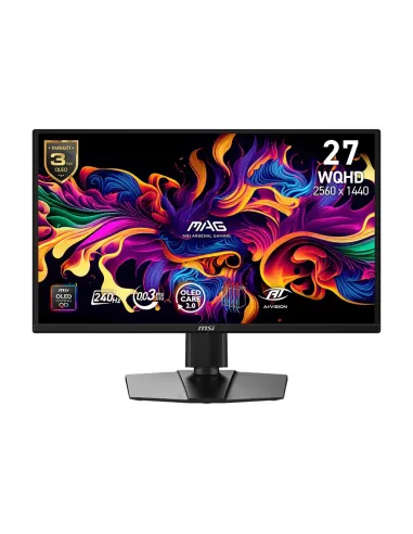 MSI MAG 272QP QD-OLED X24 pantalla para PC 67,3 cm (26.5") 2560 x 1440 Pixeles Wide Quad HD Negro
