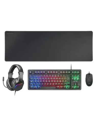 Combo mars gaming mcp - rgb3 4 en 1 negro