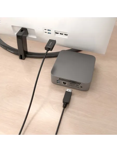 AISENS Cable conversor DisplayPort a HDMI 4K@60Hz, DP M-HDMI M, Negro, 1.5m