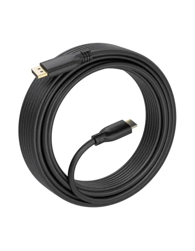 AISENS A125-0921 adaptador de cable de vídeo 7 m DisplayPort HDMI Negro