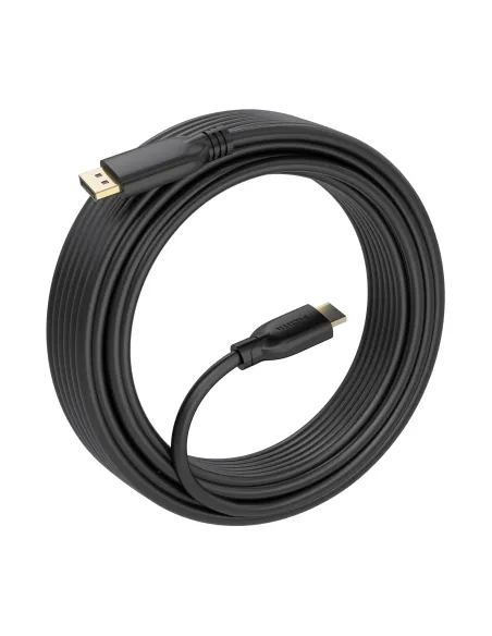 AISENS A125-0921 adaptador de cable de vídeo 7 m DisplayPort HDMI Negro