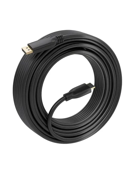 AISENS A125-0922 adaptador de cable de vídeo 10 m DisplayPort HDMI Negro