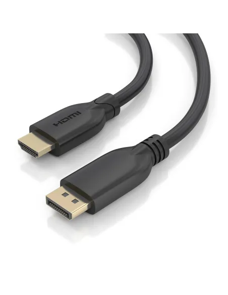 AISENS A125-0922 adaptador de cable de vídeo 10 m DisplayPort HDMI Negro