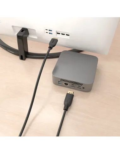 AISENS A125-0922 adaptador de cable de vídeo 10 m DisplayPort HDMI Negro