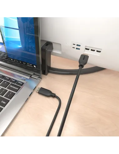 AISENS A125-0922 adaptador de cable de vídeo 10 m DisplayPort HDMI Negro