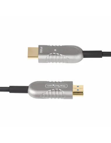 StarTech.com Cable HDMI 2.1 Híbrido Activo Óptico AOC de 15,2m - CMP Plenum - Cable HDMI 2.0 2.1 Certificado de Ultra Alta
